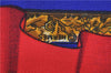 HERMES Petit Carre 40 Scarf Handkerchief "Souvenirs de Paris" Silk Blue 8952D