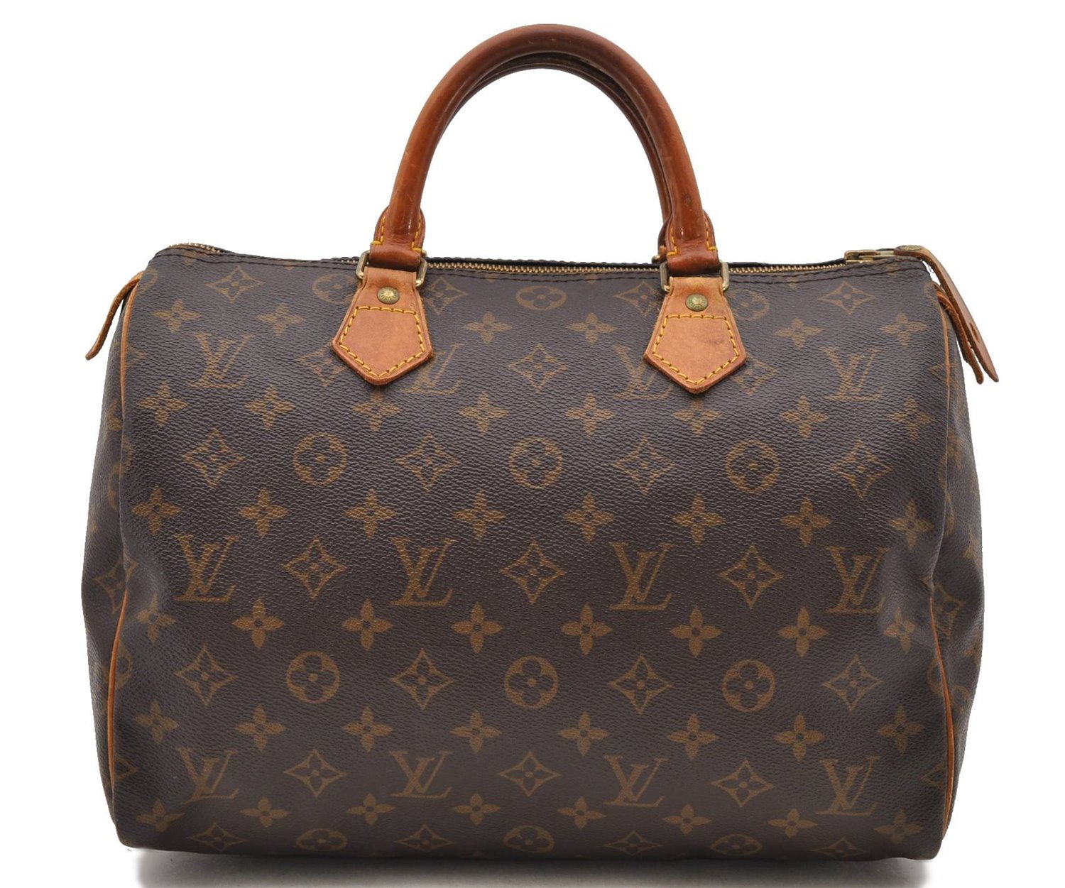 Authentic Louis Vuitton Monogram Speedy 30 Hand Bag Purse M41526 LV 8958C