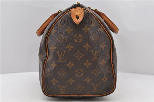 Authentic Louis Vuitton Monogram Speedy 30 Hand Bag Purse M41526 LV 8958C