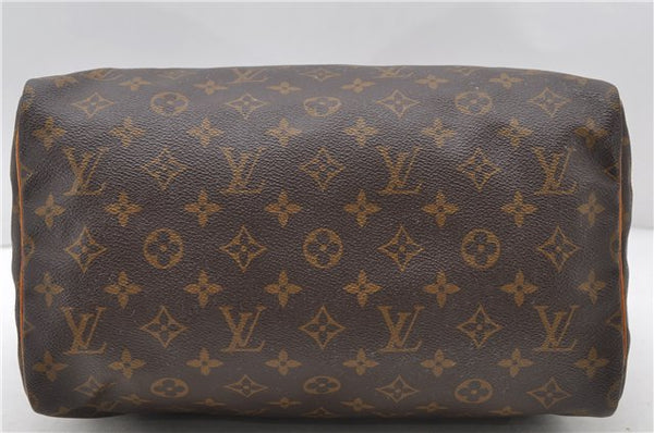 Authentic Louis Vuitton Monogram Speedy 30 Hand Bag Purse M41526 LV 8958C