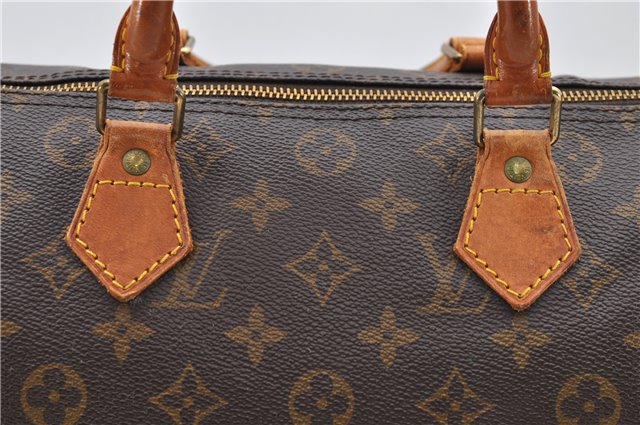 Authentic Louis Vuitton Monogram Speedy 30 Hand Bag Purse M41526 LV 8958C