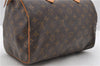 Authentic Louis Vuitton Monogram Speedy 30 Hand Bag Purse M41526 LV 8958C