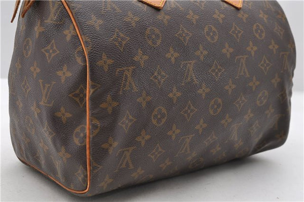 Authentic Louis Vuitton Monogram Speedy 30 Hand Bag Purse M41526 LV 8958C