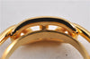 Authentic HERMES Scarf Ring Chaine d'Ancre Chain Design Gold Tone Box 8958F