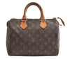 Authentic Louis Vuitton Monogram Speedy 25 Boston Hand Bag M41528 LV 8961F
