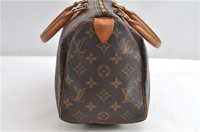 Authentic Louis Vuitton Monogram Speedy 25 Boston Hand Bag M41528 LV 8961F