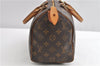 Authentic Louis Vuitton Monogram Speedy 25 Boston Hand Bag M41528 LV 8961F