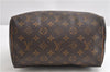 Authentic Louis Vuitton Monogram Speedy 25 Boston Hand Bag M41528 LV 8961F