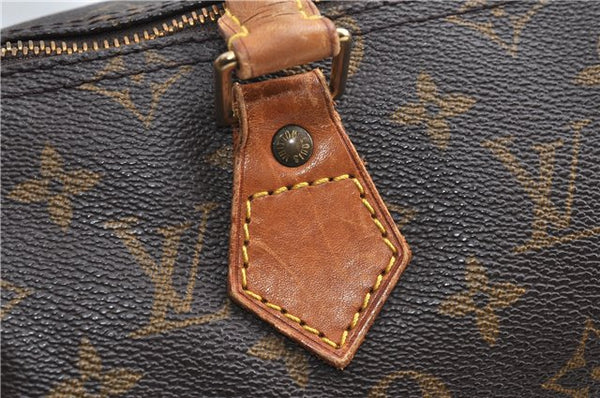 Authentic Louis Vuitton Monogram Speedy 25 Boston Hand Bag M41528 LV 8961F