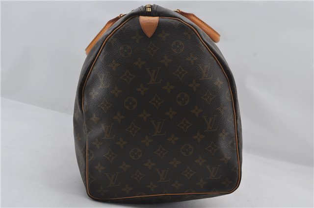 Authentic Louis Vuitton Monogram Keepall 55 Travel Boston Bag M41424 LV 8963E