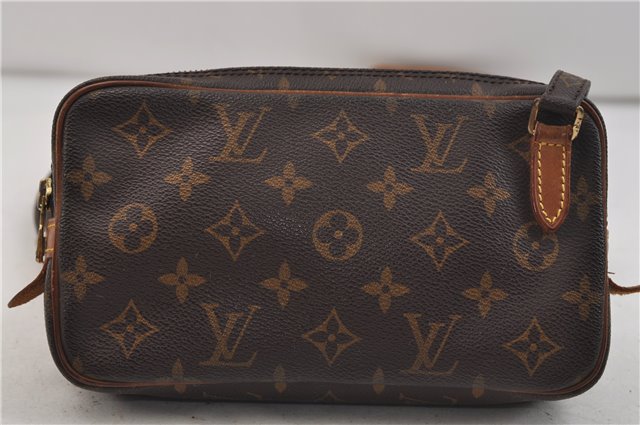 Auth Louis Vuitton Monogram Marly Bandouliere Shoulder Cross Bag M51828 LV 8964D