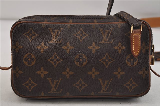 Auth Louis Vuitton Monogram Marly Bandouliere Shoulder Cross Bag M51828 LV 8964D