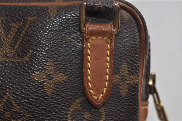 Auth Louis Vuitton Monogram Marly Bandouliere Shoulder Cross Bag M51828 LV 8964D