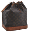 Authentic Louis Vuitton Monogram Noe Shoulder Drawstring Bag M42224 LV 8964E