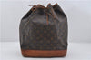 Authentic Louis Vuitton Monogram Noe Shoulder Drawstring Bag M42224 LV 8964E