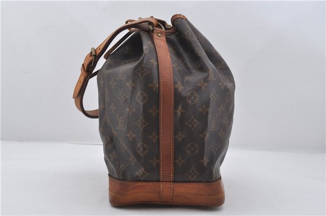 Authentic Louis Vuitton Monogram Noe Shoulder Drawstring Bag M42224 LV 8964E