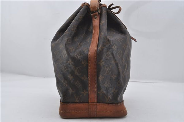 Authentic Louis Vuitton Monogram Noe Shoulder Drawstring Bag M42224 LV 8964E