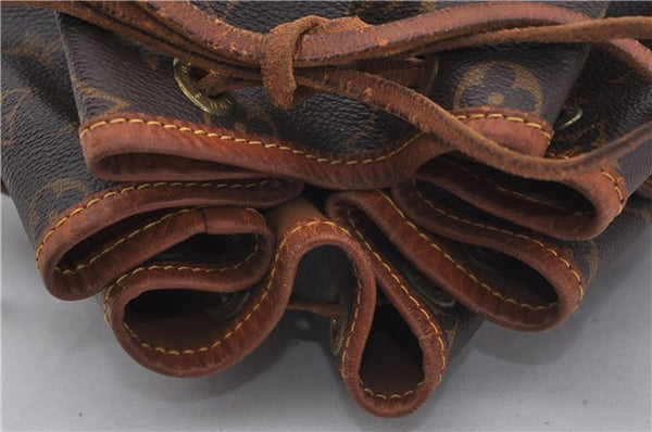 Authentic Louis Vuitton Monogram Noe Shoulder Drawstring Bag M42224 LV 8964E
