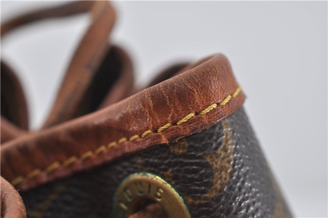 Authentic Louis Vuitton Monogram Noe Shoulder Drawstring Bag M42224 LV 8964E