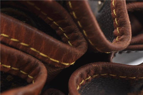 Authentic Louis Vuitton Monogram Noe Shoulder Drawstring Bag M42224 LV 8964E