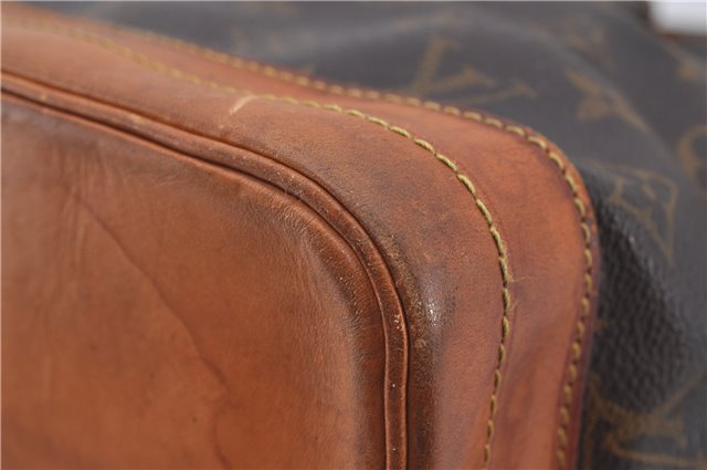 Authentic Louis Vuitton Monogram Noe Shoulder Drawstring Bag M42224 LV 8964E