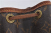 Authentic Louis Vuitton Monogram Noe Shoulder Drawstring Bag M42224 LV 8964E