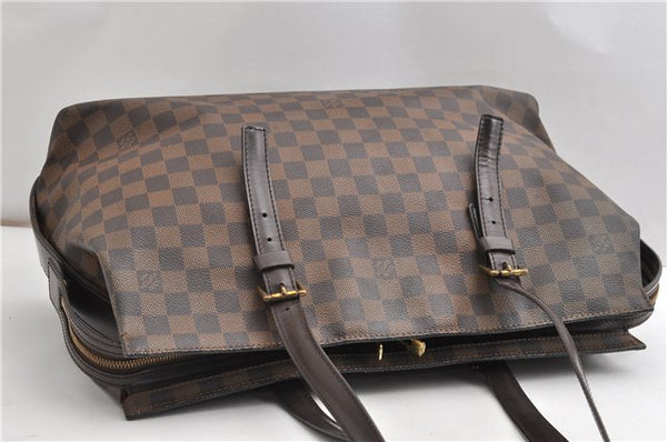Authentic Louis Vuitton Damier Chelsea Shoulder Tote Bag N51119 LV 8968F