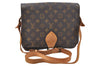 Auth Louis Vuitton Monogram Cartouchiere GM Shoulder Cross Bag M51252 LV 8971A