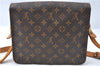 Auth Louis Vuitton Monogram Cartouchiere GM Shoulder Cross Bag M51252 LV 8971A
