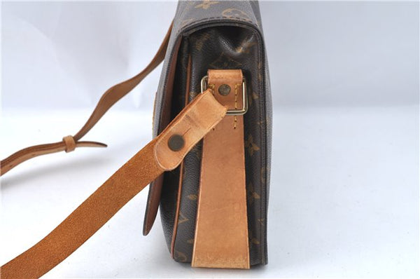 Auth Louis Vuitton Monogram Cartouchiere GM Shoulder Cross Bag M51252 LV 8971A