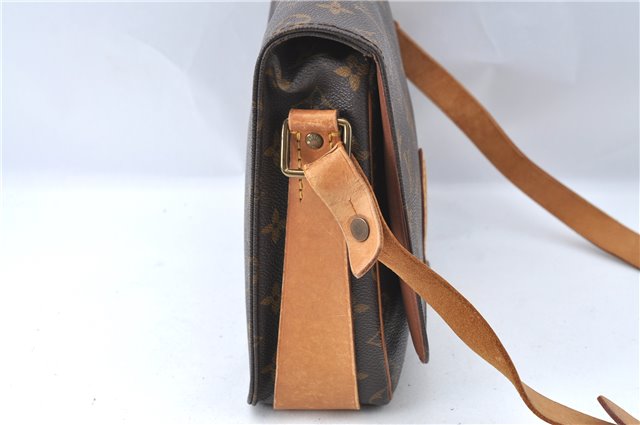 Auth Louis Vuitton Monogram Cartouchiere GM Shoulder Cross Bag M51252 LV 8971A