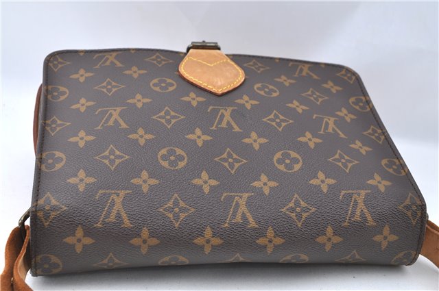 Auth Louis Vuitton Monogram Cartouchiere GM Shoulder Cross Bag M51252 LV 8971A