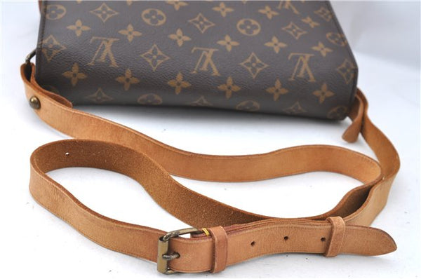 Auth Louis Vuitton Monogram Cartouchiere GM Shoulder Cross Bag M51252 LV 8971A