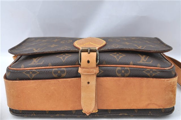 Auth Louis Vuitton Monogram Cartouchiere GM Shoulder Cross Bag M51252 LV 8971A