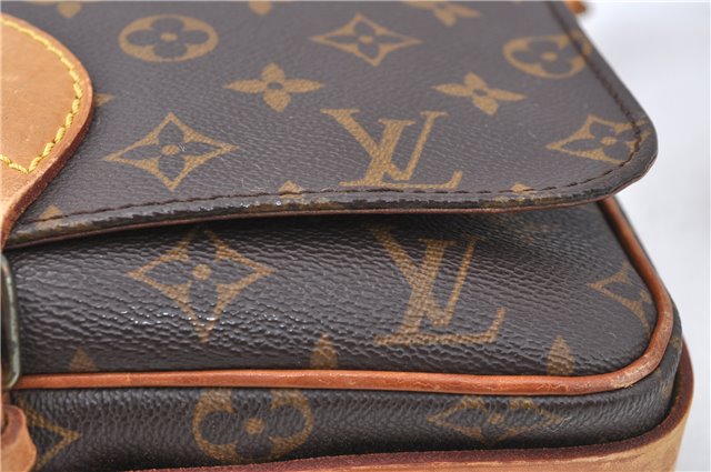 Auth Louis Vuitton Monogram Cartouchiere GM Shoulder Cross Bag M51252 LV 8971A