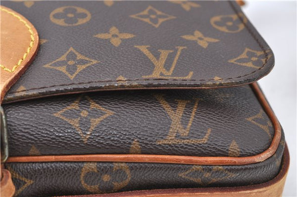 Auth Louis Vuitton Monogram Cartouchiere GM Shoulder Cross Bag M51252 LV 8971A