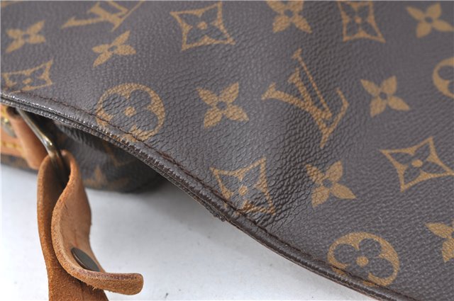 Auth Louis Vuitton Monogram Cartouchiere GM Shoulder Cross Bag M51252 LV 8971A