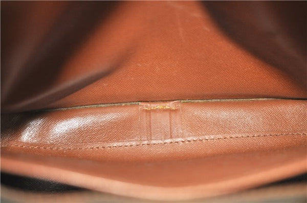 Auth Louis Vuitton Monogram Cartouchiere GM Shoulder Cross Bag M51252 LV 8971A