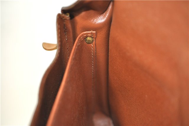 Auth Louis Vuitton Monogram Cartouchiere GM Shoulder Cross Bag M51252 LV 8971A