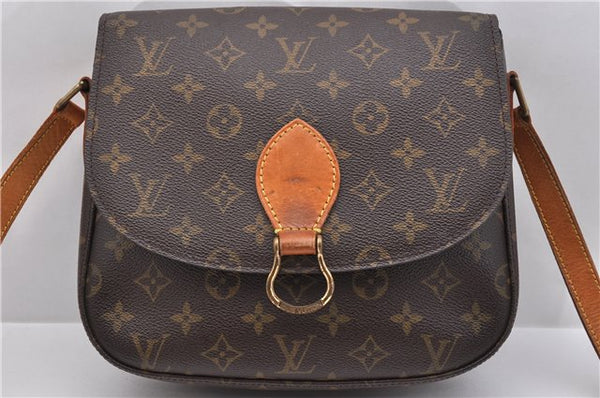 Auth Louis Vuitton Monogram Saint Cloud GM Shoulder Cross Bag M51242 LV 8972C