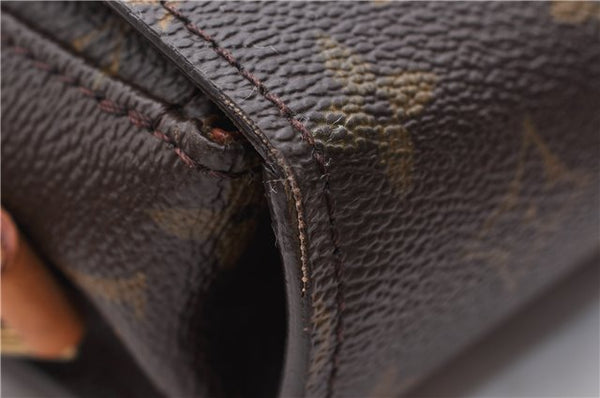 Auth Louis Vuitton Monogram Saint Cloud GM Shoulder Cross Bag M51242 LV 8972C