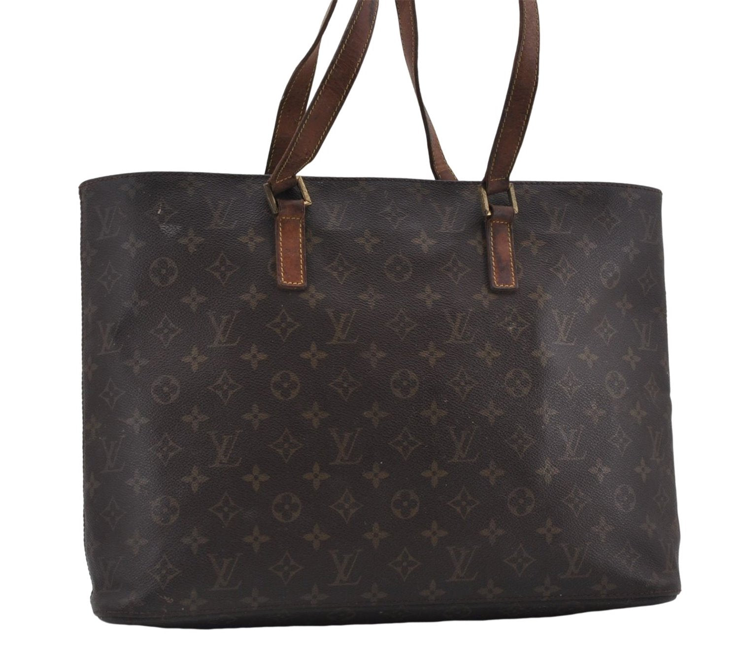 Authentic Louis Vuitton Monogram Luco Shoulder Tote Bag M51155 LV 8973D