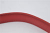 Authentic BURBERRY Vintage Leather Shoulder Cross Body Bag Purse Red 8973E