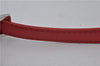 Authentic BURBERRY Vintage Leather Shoulder Cross Body Bag Purse Red 8973E