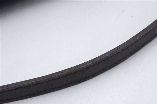 Authentic GUCCI Vintage Hand Bag Pouch Purse GG Canvas Leather 07198 Brown 8975D