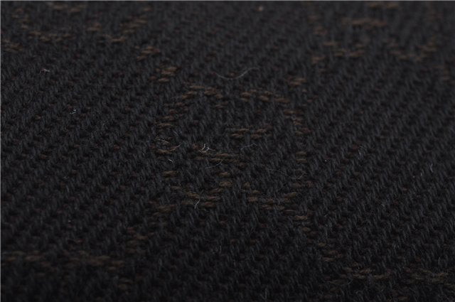 Authentic GUCCI Vintage Hand Bag Pouch Purse GG Canvas Leather 07198 Brown 8975D