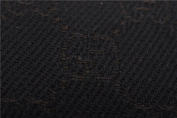 Authentic GUCCI Vintage Hand Bag Pouch Purse GG Canvas Leather 07198 Brown 8975D