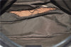 Authentic GUCCI Vintage Hand Bag Pouch Purse GG Canvas Leather 07198 Brown 8975D