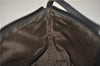 Authentic GUCCI Vintage Hand Bag Pouch Purse GG Canvas Leather 07198 Brown 8975D