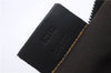 Authentic GUCCI Vintage Hand Bag Pouch Purse GG Canvas Leather 07198 Brown 8975D